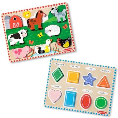Melissa & Doug Chunky Puzzle Bundle Melissa & Doug Chunky Puzzle Bundle