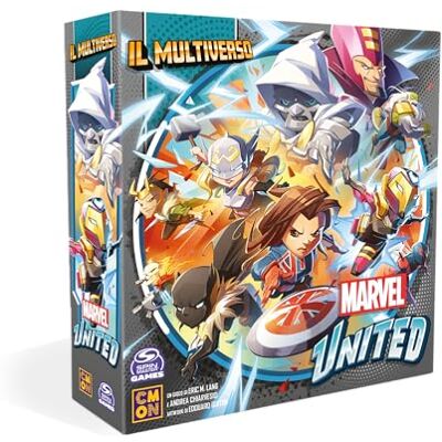 Asmodee Marvel United Il Multiverso, Gioco da Tavolo, 1-5 Giocatori, 14+ Anni, Edizione in Italiano Asmodee Marvel United Il Multiverso, Gioco da Tavolo, 1-5 Giocatori, 14+ Anni, Edizione in Italiano