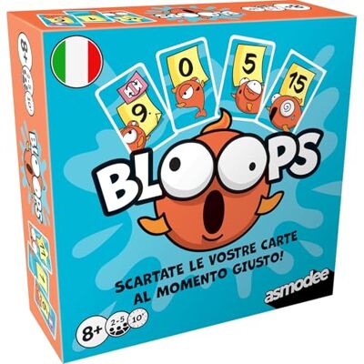 Asmodee Bloops, Gioco da Tavolo di Memoria e Strategia, Carte da Gioco, 2-5 Giocatori, 8+ Anni, 10 min, Edizione in Italiano Asmodee Bloops, Gioco da Tavolo di Memoria e Strategia, Carte da Gioco, 2-5 Giocatori, 8+ Anni, 10 min, Edizione in Italiano