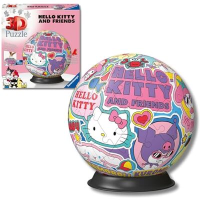 Ravensburger Puzzle 3d Hello Kitty 72 pezzi, Puzzle 3d bambini 6 anni o più, Giochi bambini 6 anni, Collezione Hello Kitty, Giochi divertenti, Idee regalo Ravensburger Puzzle 3d Hello Kitty 72 pezzi, Puzzle 3d bambini 6 anni o più, Giochi bambini 6 anni, Collezione Hello Kitty, Giochi divertenti, Idee regalo