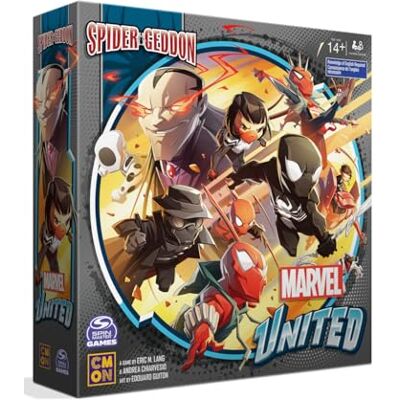 CMON Marvel United: Spider-Geddon Miniature Gioco da tavolo Età 14+ 1-5 Giocatori 45+ Minuti di gioco CMON Marvel United: Spider-Geddon Miniature Gioco da tavolo Età 14+ 1-5 Giocatori 45+ Minuti di gioco