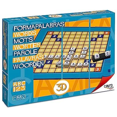 Cayro Gioco Da Tavolo 3D Multicolor Sfida La Tua Mente Con Formapalabras Divertente Ed Educativo Gioco Da Tavolo Migliora Il Tuo Vocabolario E L'Ortografia Impara Divertendoti Cayro Gioco Da Tavolo 3D Multicolor Sfida La Tua Mente Con Formapalabras Divertente Ed Educativo Gioco Da Tavolo Migliora Il Tuo Vocabolario E L'Ortografia Impara Divertendoti