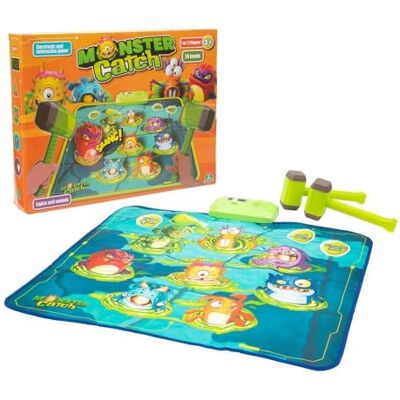 Giochi Preziosi Monster Catch Gioco Da Tavolo Elettronico Per Bambini Con Luci E Suoni, Gioco Di Società Interattivo Fino a 2 giocatori, Acchiappa Mostri Da 3 Anni Giochi Preziosi Monster Catch Gioco Da Tavolo Elettronico Per Bambini Con Luci E Suoni, Gioco Di Società Interattivo Fino a 2 giocatori, Acchiappa Mostri Da 3 Anni