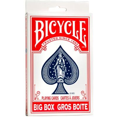 Bicycle Big Box Carte da gioco, colore: Rosso Bicycle Big Box Carte da gioco, colore: Rosso