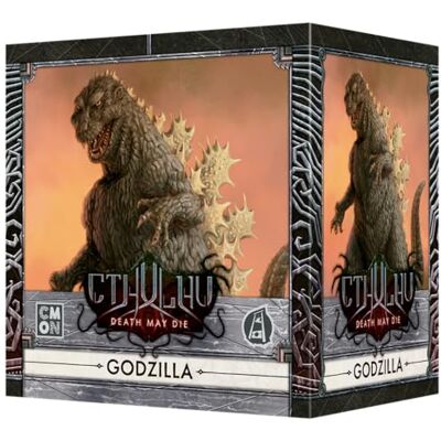 CMON Cthulhu: Death May Die Godzilla, espansione con miniatura gigante per il gioco da tavolo cooperativo di terrore, a partire dai 14 anni, da 1 a 5 giocatori, 90-120 minuti per partita, spagnolo CMON Cthulhu: Death May Die Godzilla, espansione con miniatura gigante per il gioco da tavolo cooperativo di terrore, a partire dai 14 anni, da 1 a 5 giocatori, 90-120 minuti per partita, spagnolo
