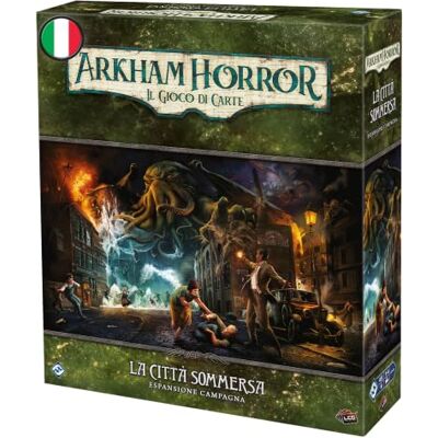 Asmodee Arkham Horror LCG – La Città Sommersa – Esp. Campagna, Espansione Gioco da Tavolo, 1-4 Giocatori, 14+ Anni, Edizione in Italiano Asmodee Arkham Horror LCG – La Città Sommersa – Esp. Campagna, Espansione Gioco da Tavolo, 1-4 Giocatori, 14+ Anni, Edizione in Italiano