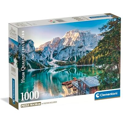 Clementoni Puzzle 1000 pezzi Lago Emerald Braies Clementoni Puzzle 1000 pezzi Lago Emerald Braies