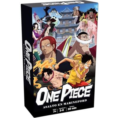 Topi Games One Piece: Assalto a Marine Ford, Gioco da Tavolo, A partire da 7 Anni, Da 2 a 8 Giocatori, 25 Minuti per Partita, Spagnolo Topi Games One Piece: Assalto a Marine Ford, Gioco da Tavolo, A partire da 7 Anni, Da 2 a 8 Giocatori, 25 Minuti per Partita, Spagnolo