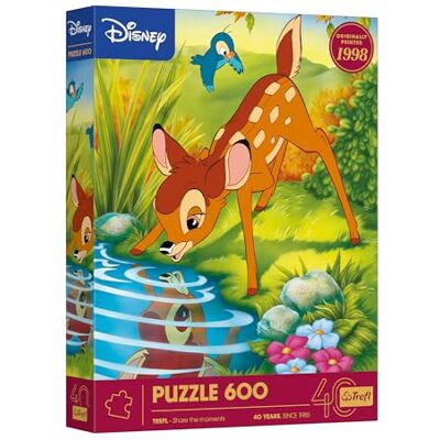 Trefl 40° Anniversario : Disney, Bambi Puzzle 600 Pezzi Puzzle Fai Da Te con i Personaggi delle Classiche Fiabe Disney, per Adulti e Ragazzi dai 14 anni Trefl 40° Anniversario : Disney, Bambi Puzzle 600 Pezzi Puzzle Fai Da Te con i Personaggi delle Classiche Fiabe Disney, per Adulti e Ragazzi dai 14 anni