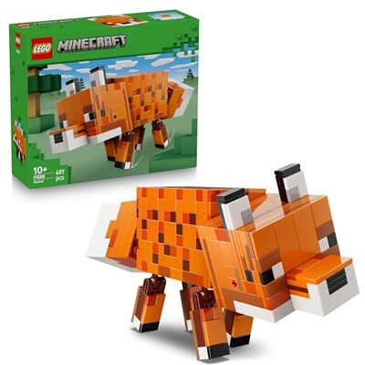 Lego Minecraft La Volpe Giocattolo Puzzle Animale 3D con Accessori Decorazione per la Gaming Room o per la Camera da Letto Idea Regalo di Compleanno per Bambini, Bambine e Fan da 10 Anni Lego Minecraft La Volpe Giocattolo Puzzle Animale 3D con Accessori Decorazione per la Gaming Room o per la Camera da Letto Idea Regalo di Compleanno per Bambini, Bambine e Fan da 10 Anni