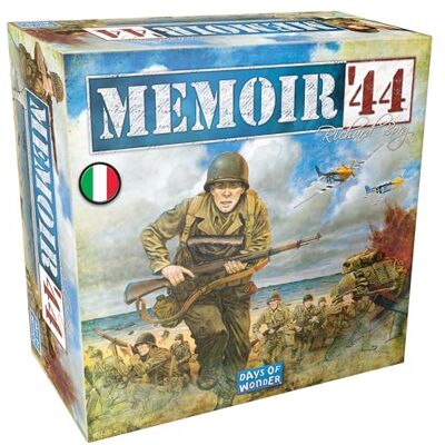 Asmodee Memoir '44 (Edizione 2025) Gioco da Tavolo Battaglie Storiche della Seconda Guerra Mondiale con più di 20 Scenari, Bambini e Adulti, 8 anni in su, 2 a 4 Giocatori, 45 Minuti, Italiano Asmodee Memoir '44 (Edizione 2025) Gioco da Tavolo Battaglie Storiche della Seconda Guerra Mondiale con più di 20 Scenari, Bambini e Adulti, 8 anni in su, 2 a 4 Giocatori, 45 Minuti, Italiano