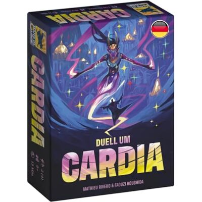 Hans im Glück , Duell um Cardia, gioco d'intenditori, 2 o 4 giocatori, 9+ anni, 15 minuti, tedesco Hans im Glück , Duell um Cardia, gioco d'intenditori, 2 o 4 giocatori, 9+ anni, 15 minuti, tedesco