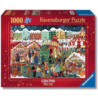 Ravensburger Puzzle 1000 Pezzi Mercatino Di Natale Puzzle Per Adulti Per Tutta La Famiglia Con Una Misura Di 70x50 Cm Regalo Adulti Regali Natale Ravensburger Puzzle 1000 Pezzi Mercatino Di Natale Puzzle Per Adulti Per Tutta La Famiglia Con Una Misura Di 70x50 Cm Regalo Adulti Regali Natale