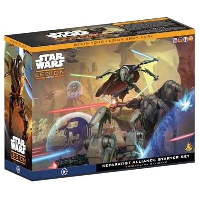 Atomic asmodee, Star Wars: Legion – Separatist Alliance Starter Set (Alleanza separatista), , Tabletop, 2 Giocatori, 14+ Anni, 120-180 Minuti, Tedesco, multilingue Atomic asmodee, Star Wars: Legion – Separatist Alliance Starter Set (Alleanza separatista), , Tabletop, 2 Giocatori, 14+ Anni, 120-180 Minuti, Tedesco, multilingue