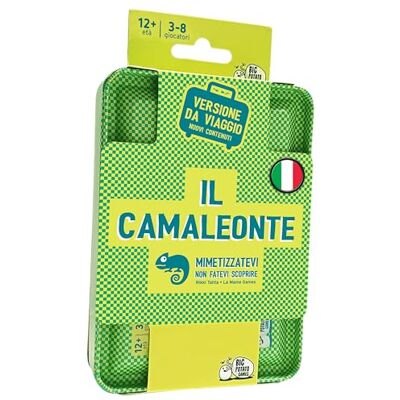 Asmodee Il Camaleonte Travel, Gioco da Tavolo, Divertente Gioco di Carte per Famiglia e Amici, 12+ Anni, 3-8 Giocatori, 15 min, Edizione in Italiano Asmodee Il Camaleonte Travel, Gioco da Tavolo, Divertente Gioco di Carte per Famiglia e Amici, 12+ Anni, 3-8 Giocatori, 15 min, Edizione in Italiano