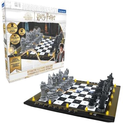 Lexibook Harry Potter® Gioco di Scacchi elettronico con Tastiera tattile ed Effetti Luminosi e sonori, 32 Pezzi, 64 Livelli di difficoltà, Gioco da Tavolo per Famiglie, Lexibook Harry Potter® Gioco di Scacchi elettronico con Tastiera tattile ed Effetti Luminosi e sonori, 32 Pezzi, 64 Livelli di difficoltà, Gioco da Tavolo per Famiglie,