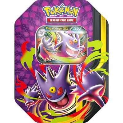 Pokémon : scatola da collezione Mega Chiarodiluna Mega Gengar-Ex del GCC (4 buste di espansione e 1 carta promozionale olografica), Edizione in Italiano Pokémon : scatola da collezione Mega Chiarodiluna Mega Gengar-Ex del GCC (4 buste di espansione e 1 carta promozionale olografica), Edizione in Italiano