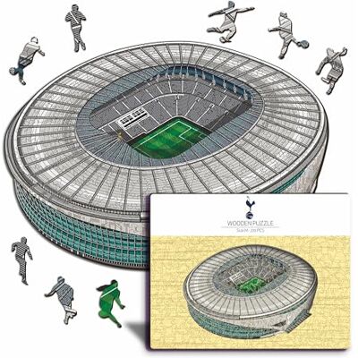 Iconic Tottenham Hotspur FC - Stadio - Puzzle di Legno - 150 Pezzi Iconic Tottenham Hotspur FC - Stadio - Puzzle di Legno - 150 Pezzi