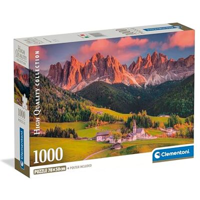 Clementoni - Dolomiti Magiche 1000 Pezzi - Puzzle Clementoni - Dolomiti Magiche 1000 Pezzi - Puzzle