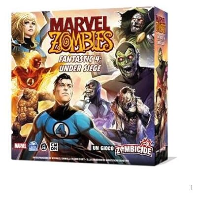 Asmodee Marvel Zombies - I Fantastici 4: Assediati - Espansione Gioco da Tavolo Asmodee Marvel Zombies - I Fantastici 4: Assediati - Espansione Gioco da Tavolo