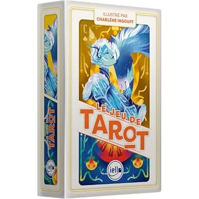 IELLO Carte Tradizionali: Tarocchi Gioco di Tarocchi Francesi Illustrazioni Eleganti Cofanetto Premium Regole Incluse 3-5 Giocatori IELLO Carte Tradizionali: Tarocchi Gioco di Tarocchi Francesi Illustrazioni Eleganti Cofanetto Premium Regole Incluse 3-5 Giocatori