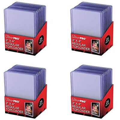 Ultra Pro 3 x 4 Clear Regular, 100 custodie per carte da collezione come Pokemon Magic, dimensioni standard, trasparenti Ultra Pro 3 x 4 Clear Regular, 100 custodie per carte da collezione come Pokemon Magic, dimensioni standard, trasparenti