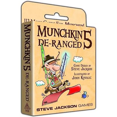 Jackson Munchkin 5: DeRanged (Colour) Board Game Ages 10+ 3-6 Players 90 Minutes Playing Time SJG 1450 Multicoloured Jackson Munchkin 5: DeRanged (Colour) Board Game Ages 10+ 3-6 Players 90 Minutes Playing Time SJG 1450 Multicoloured