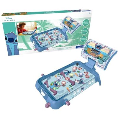 Lexibook , Disney Stitch, Flipper elettronico da Tavolo, Gioco d'azione e di riflessi per Bambini e Famiglie, Schermo LCD, Effetti Luminosi e sonori, Blu, Lexibook , Disney Stitch, Flipper elettronico da Tavolo, Gioco d'azione e di riflessi per Bambini e Famiglie, Schermo LCD, Effetti Luminosi e sonori, Blu,