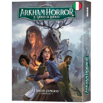 Asmodee Arkham Horror: Il Gioco di Ruolo – Starter Set, Gioco da Tavolo, 14+ Anni, 2-6 Giocatori, Edizione in Italiano Asmodee Arkham Horror: Il Gioco di Ruolo – Starter Set, Gioco da Tavolo, 14+ Anni, 2-6 Giocatori, Edizione in Italiano