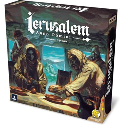 Strohmann Games , Ierusalem: Anno Domini, gioco di strategia, 1-4 giocatori, dai 12+ anni, 90 minuti, tedesco Strohmann Games , Ierusalem: Anno Domini, gioco di strategia, 1-4 giocatori, dai 12+ anni, 90 minuti, tedesco