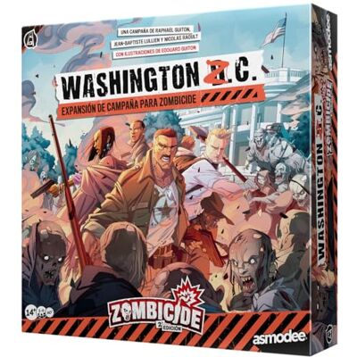 Asmodee Zombicide 2a edizione: Washington Z.C., espansione della campagna nella Casa Bianca con 10 missioni, 6 nuovi sopravvissuti, a partire dai 14 anni, da 1 a 6 giocatori, 60 minuti, spagnolo Asmodee Zombicide 2a edizione: Washington Z.C., espansione della campagna nella Casa Bianca con 10 missioni, 6 nuovi sopravvissuti, a partire dai 14 anni, da 1 a 6 giocatori, 60 minuti, spagnolo