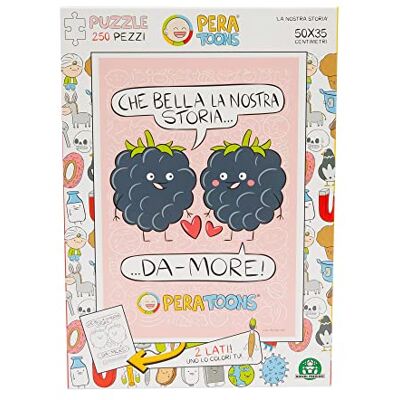 Giochi Preziosi Pera Toons Un Puzzle Raffigurante La Battuta More Di Pera Toons Per Divertirsi In Famiglia E Con Gli Amici, Per Bambini A Partire Dai 5 Anni; ; Giochi Preziosi Pera Toons Un Puzzle Raffigurante La Battuta More Di Pera Toons Per Divertirsi In Famiglia E Con Gli Amici, Per Bambini A Partire Dai 5 Anni; ;