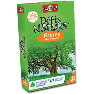 BIOVIVA EDITIONS Alberi del Mondo Sfide Natura Scommetti sui punti salienti vincere la battaglia-Gioco di Carte-2 a 6 Giocatori-7 anni-Made in Francia, , --Sfide BIOVIVA EDITIONS Alberi del Mondo Sfide Natura Scommetti sui punti salienti vincere la battaglia-Gioco di Carte-2 a 6 Giocatori-7 anni-Made in Francia, , --Sfide