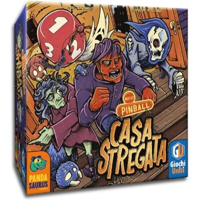Giochi Uniti BoxTop PinBall: Casa Streagata, 2-4 Giocatori, 6+ Anni, , Edizione italiana Giochi Uniti BoxTop PinBall: Casa Streagata, 2-4 Giocatori, 6+ Anni, , Edizione italiana