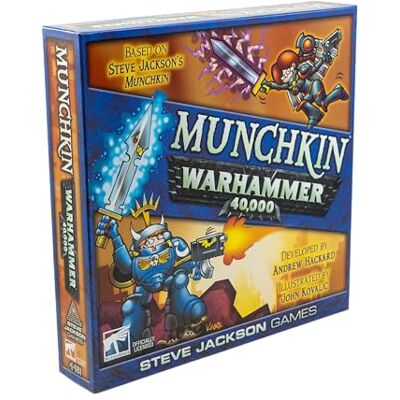 Jackson Munchkin Warhammer 40.000 Gioco di carte strategico ambientato nell’universo Warhammer 40K 3–6 Giocatori 60–120 Minuti Jackson Munchkin Warhammer 40.000 Gioco di carte strategico ambientato nell’universo Warhammer 40K 3–6 Giocatori 60–120 Minuti