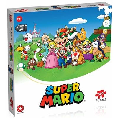 Winning Moves Puzzle 500 pièces Super Mario and Friends Winning Moves Puzzle 500 pièces Super Mario and Friends