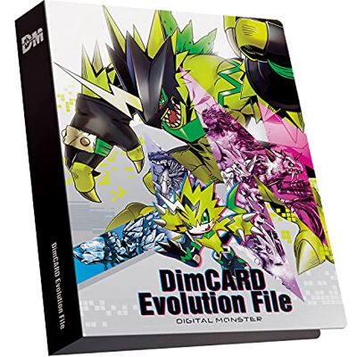 BANDAI Digimon DIM Card Evolution File Cartella di archiviazione può contenere fino a 10 schede DIM per braccialetto Digimon Vital Contiene 5 schede informative per i vostri animali domestici BANDAI Digimon DIM Card Evolution File Cartella di archiviazione può contenere fino a 10 schede DIM per braccialetto Digimon Vital Contiene 5 schede informative per i vostri animali domestici
