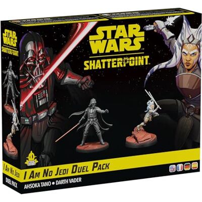 Asmodee Atomic Mass Games Star Wars Shatterpoint I Am No Jedi Duel Pack Miniatures Duel Expansion For Star Wars Shatterpoint Miniatures Game 2 Players 90 Minutes Asmodee Atomic Mass Games Star Wars Shatterpoint I Am No Jedi Duel Pack Miniatures Duel Expansion For Star Wars Shatterpoint Miniatures Game 2 Players 90 Minutes
