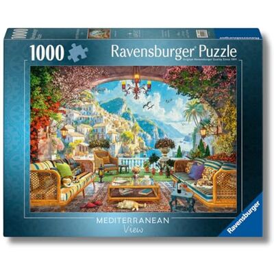 Ravensburger Puzzle 1000 Pezzi Vista Mediterranea, Puzzle Adulti 70x50cm Ravensburger Puzzle 1000 Pezzi Vista Mediterranea, Puzzle Adulti 70x50cm
