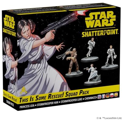 Asmodee Atomic Mass Games, Star Wars: Shatterpoint – Un favoloso salvataggio, espansione squadra, tabletop, 2 giocatori, dai 14+ anni, 90-120 minuti, tedesco, multilingue Asmodee Atomic Mass Games, Star Wars: Shatterpoint – Un favoloso salvataggio, espansione squadra, tabletop, 2 giocatori, dai 14+ anni, 90-120 minuti, tedesco, multilingue