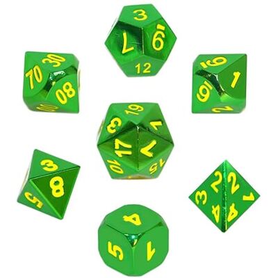 Rebel - Komplet kości RPG - Metal - Dice set Rebel - Komplet kości RPG - Metal - Dice set