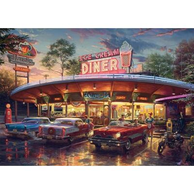 Schmidt 58637 American Diner, Blend Cota, puzzle da 1000 pezzi Schmidt 58637 American Diner, Blend Cota, puzzle da 1000 pezzi