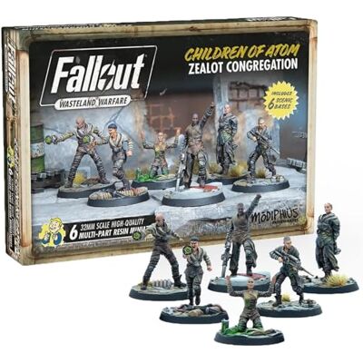 Modiphius Fallout: Wasteland Warfare - Congregazione dei Zeloti dei Figli dell'Atomo Modiphius Fallout: Wasteland Warfare - Congregazione dei Zeloti dei Figli dell'Atomo