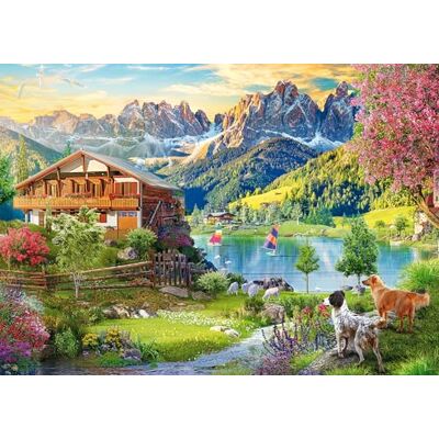 Schmidt Svago nelle Dolomiti, Puzzle 1000 Pezzi Schmidt Svago nelle Dolomiti, Puzzle 1000 Pezzi