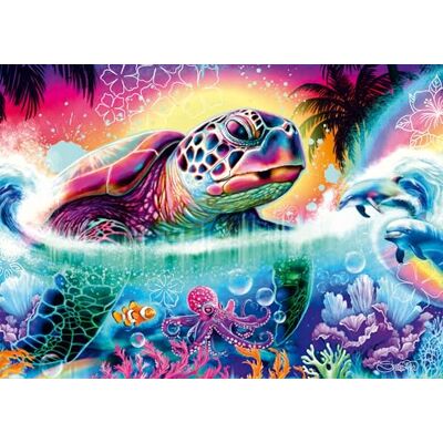 Schmidt Tartaruga al Neon, Sheena Pike, Puzzle da 1000 Pezzi Schmidt Tartaruga al Neon, Sheena Pike, Puzzle da 1000 Pezzi