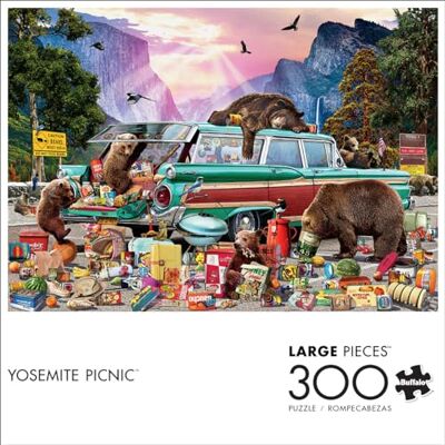 Buffalo Games Garry Walton Yosemite Picnic Puzzle da 300 pezzi grandi per adulti puzzle impegnativo perfetto per serate di gioco Dimensioni finite 21,25 x 15,00 Buffalo Games Garry Walton Yosemite Picnic Puzzle da 300 pezzi grandi per adulti puzzle impegnativo perfetto per serate di gioco Dimensioni finite 21,25 x 15,00