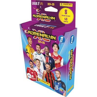 Panini ADRENALYN Ligue 1 McDonald's 2024-2025 Trading Cards Game Blister 8 tasche, Panini ADRENALYN Ligue 1 McDonald's 2024-2025 Trading Cards Game Blister 8 tasche,