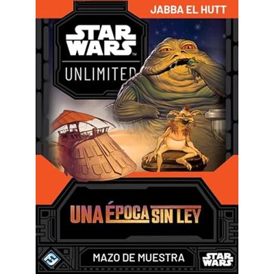 Asmodee FFG Star Wars Unlimited Gioco di carte collezionabili Un'epoca senza legge Mazzo campione Jabba el Hutt Lettere esclusive A partire da 12 anni, 2+ Giocatori Versione spagnola Asmodee FFG Star Wars Unlimited Gioco di carte collezionabili Un'epoca senza legge Mazzo campione Jabba el Hutt Lettere esclusive A partire da 12 anni, 2+ Giocatori Versione spagnola