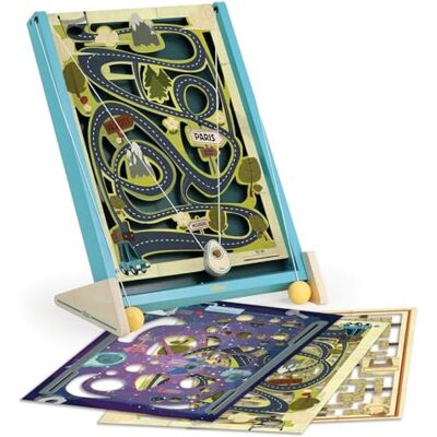 Vilac Routatrou Labirinto Spago Legno Colorato 3 Vassoi (Spazio Strada Antiquariato) & Sfera Indirizzo & Logica Ispirazione Montessori Regalo Gioco di Abilità da 6 Anni 2379 Vilac Routatrou Labirinto Spago Legno Colorato 3 Vassoi (Spazio Strada Antiquariato) & Sfera Indirizzo & Logica Ispirazione Montessori Regalo Gioco di Abilità da 6 Anni 2379