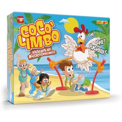 Rocco Giocattoli Coco' Limbo, Gioco per bambini dai 4 anni in su, per 2 o più giocatori Rocco Giocattoli Coco' Limbo, Gioco per bambini dai 4 anni in su, per 2 o più giocatori
